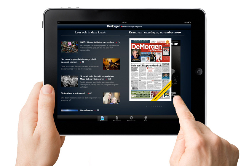 Gebruik gerust onze iPad om je mails te checken of het laatste nieuws te volgen.